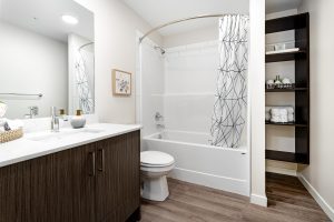 Century Garden apartment suite bathroom - 2 Bedroom-Tulip